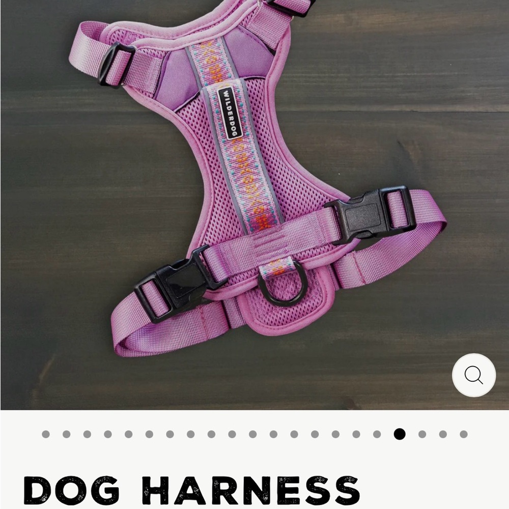 Wilder Dog Purple Padded No-Pull Dog Harness